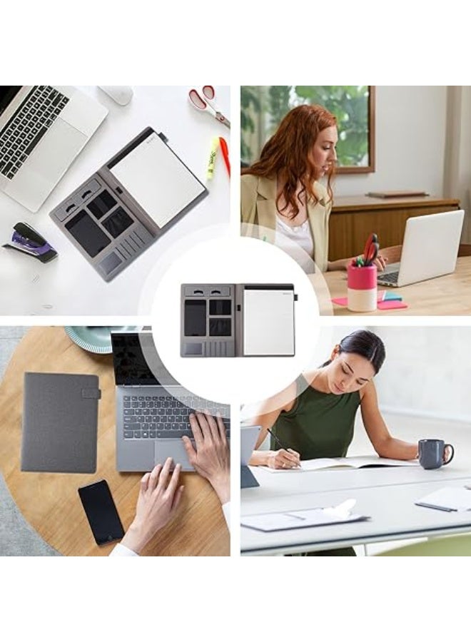 Arabest Conference Binder - A4 Meeting Organizer, Professional Notebook Folder, Multi Pocket Storage Feature, Sturdy Document Function, Premium Office Tool, Study Room Use 9.45x12.4x0.79 Inches - Image 5